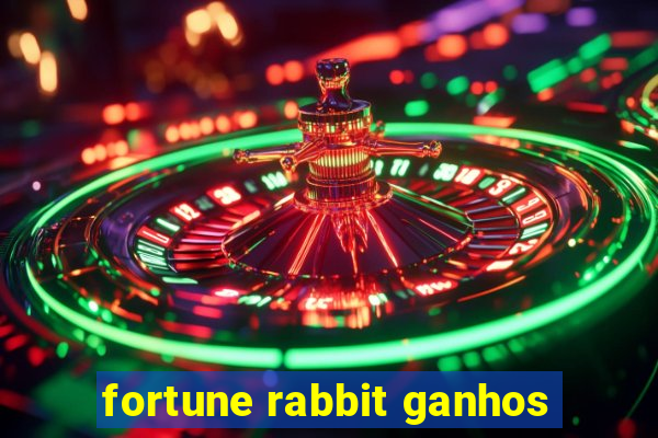 fortune rabbit ganhos