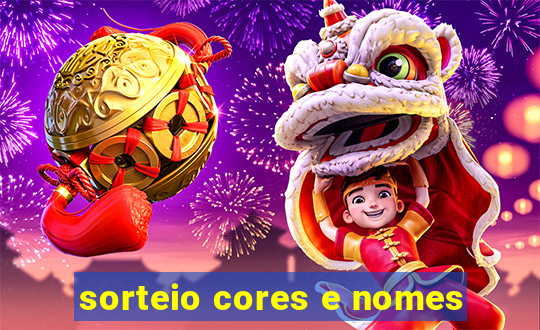 sorteio cores e nomes