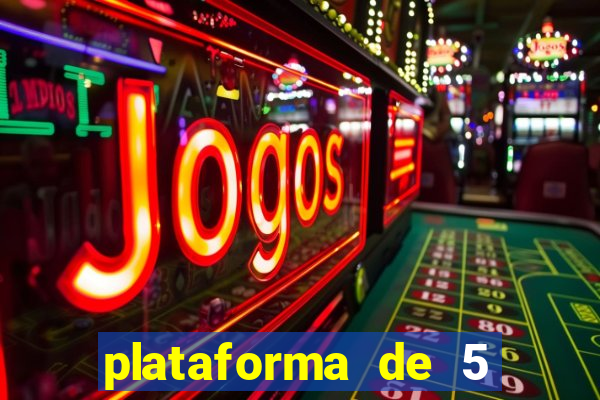 plataforma de 5 reais fortune tiger