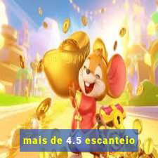 mais de 4.5 escanteio