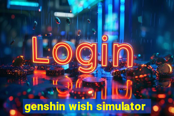 genshin wish simulator