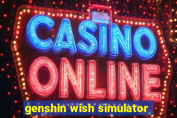 genshin wish simulator