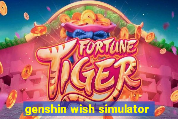 genshin wish simulator