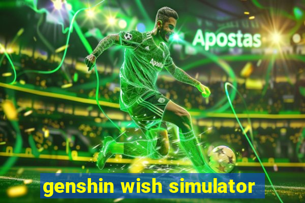 genshin wish simulator