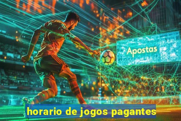 horario de jogos pagantes