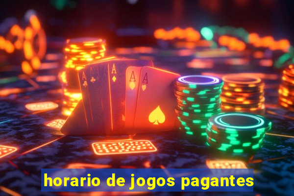 horario de jogos pagantes