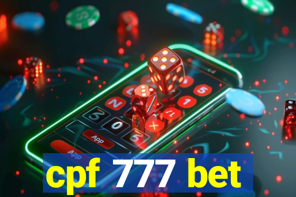 cpf 777 bet