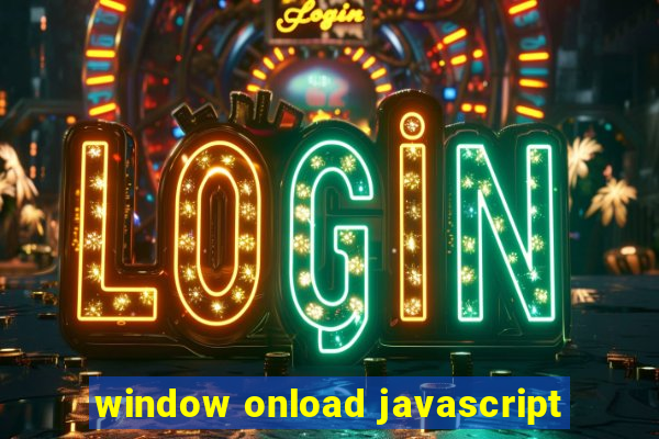 window onload javascript