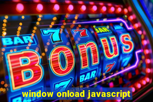 window onload javascript