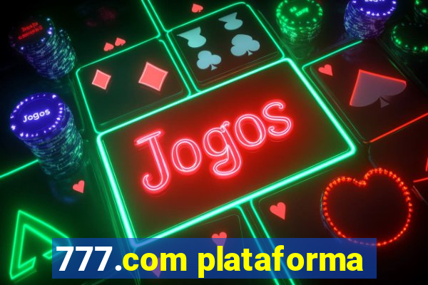 777.com plataforma