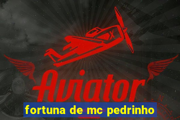 fortuna de mc pedrinho