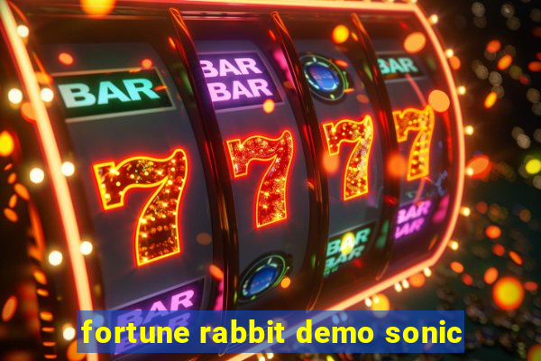 fortune rabbit demo sonic