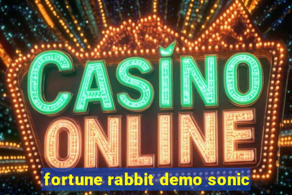 fortune rabbit demo sonic