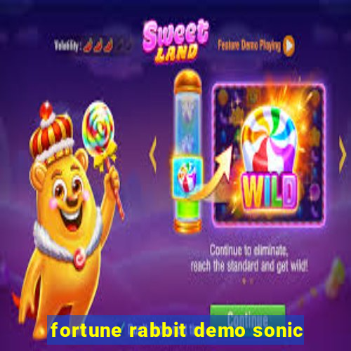 fortune rabbit demo sonic