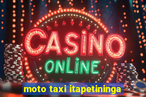 moto taxi itapetininga