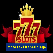 moto taxi itapetininga