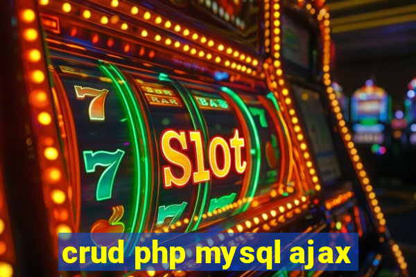 crud php mysql ajax