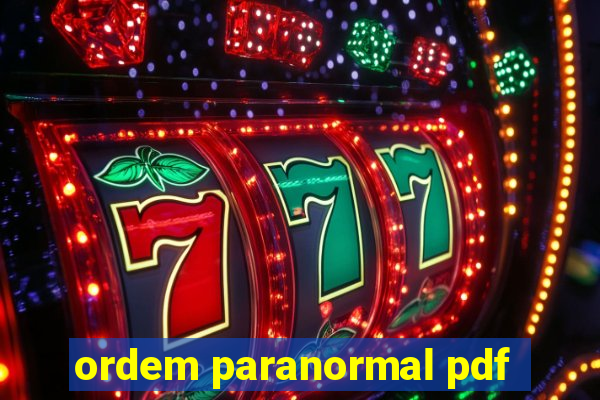 ordem paranormal pdf