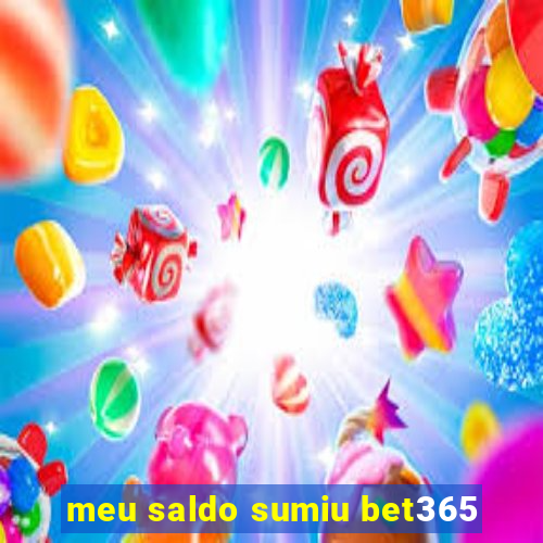 meu saldo sumiu bet365