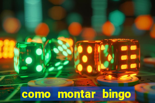 como montar bingo brinquedos toia