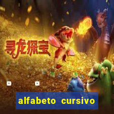 alfabeto cursivo para treinar caligrafia