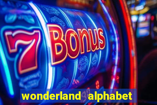 wonderland alphabet comic studio