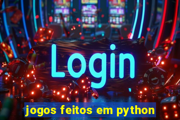 jogos feitos em python