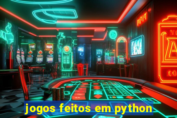 jogos feitos em python