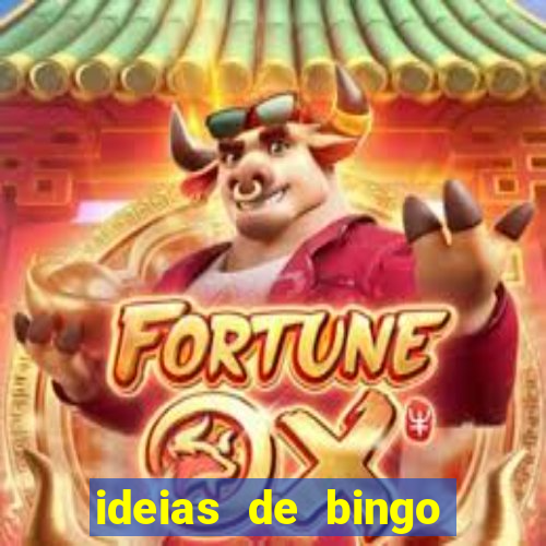 ideias de bingo para o natal