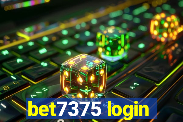 bet7375 login