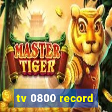 tv 0800 record