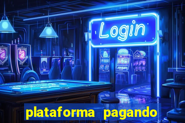 plataforma pagando muito fortune tiger