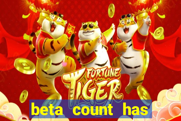 beta count has changed pt br