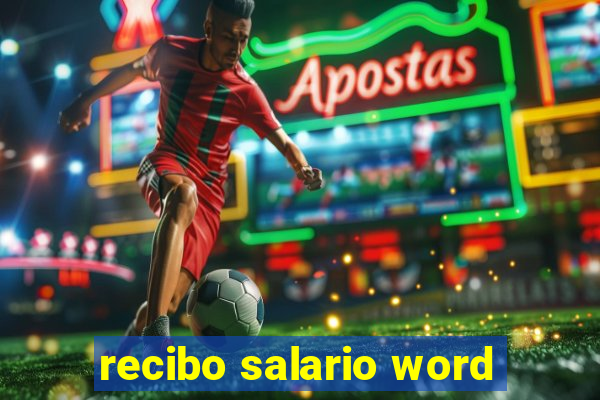 recibo salario word