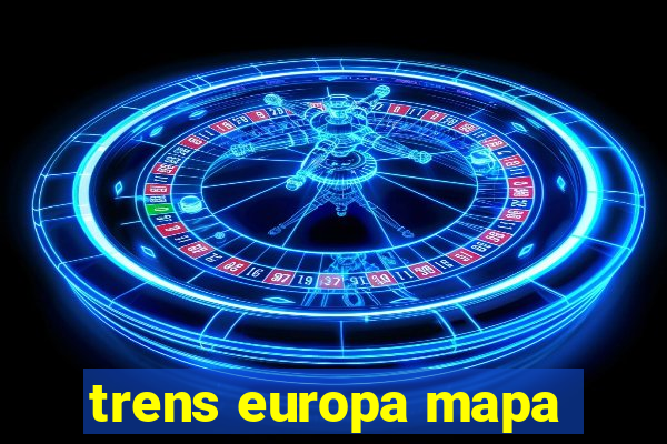 trens europa mapa