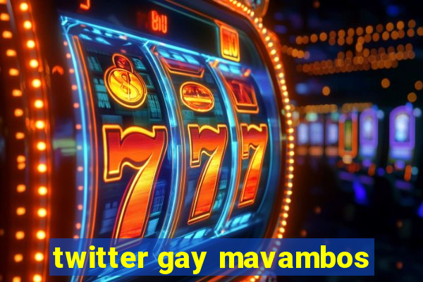 twitter gay mavambos