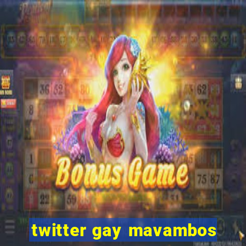 twitter gay mavambos