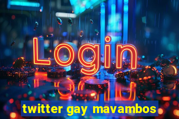 twitter gay mavambos