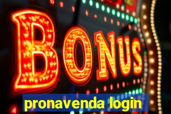 pronavenda login