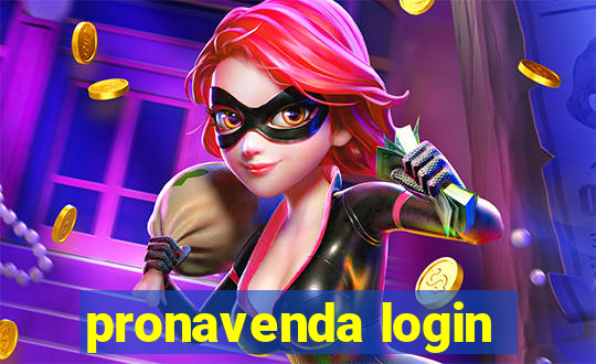 pronavenda login