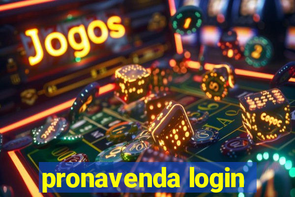 pronavenda login