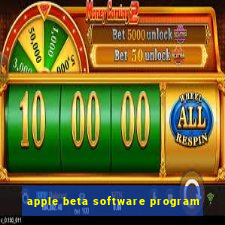 apple beta software program