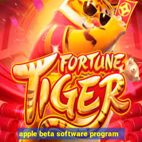 apple beta software program