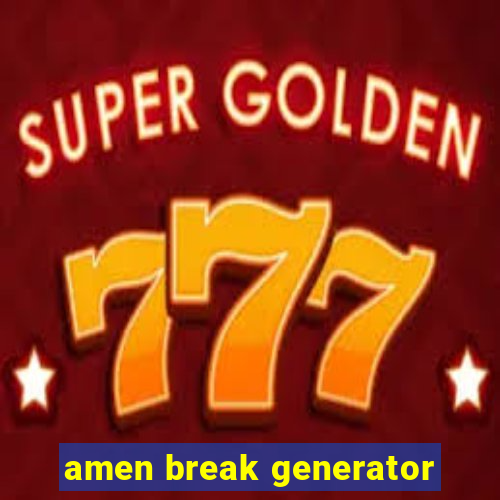 amen break generator