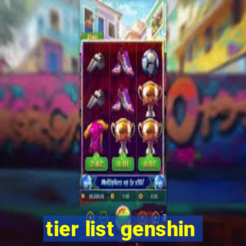 tier list genshin