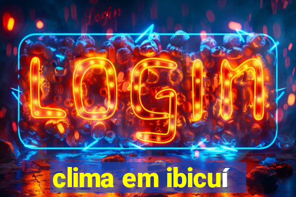 clima em ibicuí