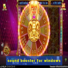 sound booster for windows