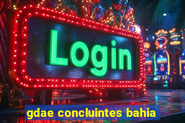 gdae concluintes bahia