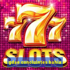 gdae concluintes bahia