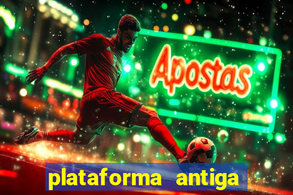 plataforma antiga de jogos